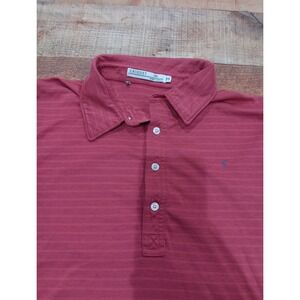 Criquet Shirt Men XL Red Clay Player Performance Long Sleeve Polo  Cotton 2081
